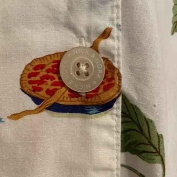 NICK & NORA - Sleepwear Shirt - Cherry Pie & BlueBirds - XXL - Picture 4 of 5